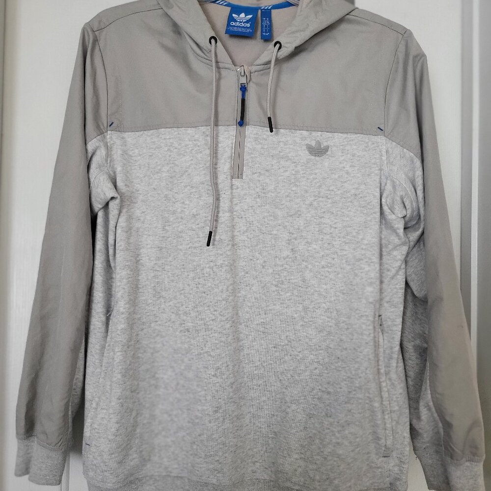 Adidas Mens Mixed Media Pullover Size L